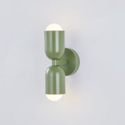 Valentina Moderno Doble Foco Cilíndrico Metal Aplique de Pared — imagen 23 | Aura Lighting