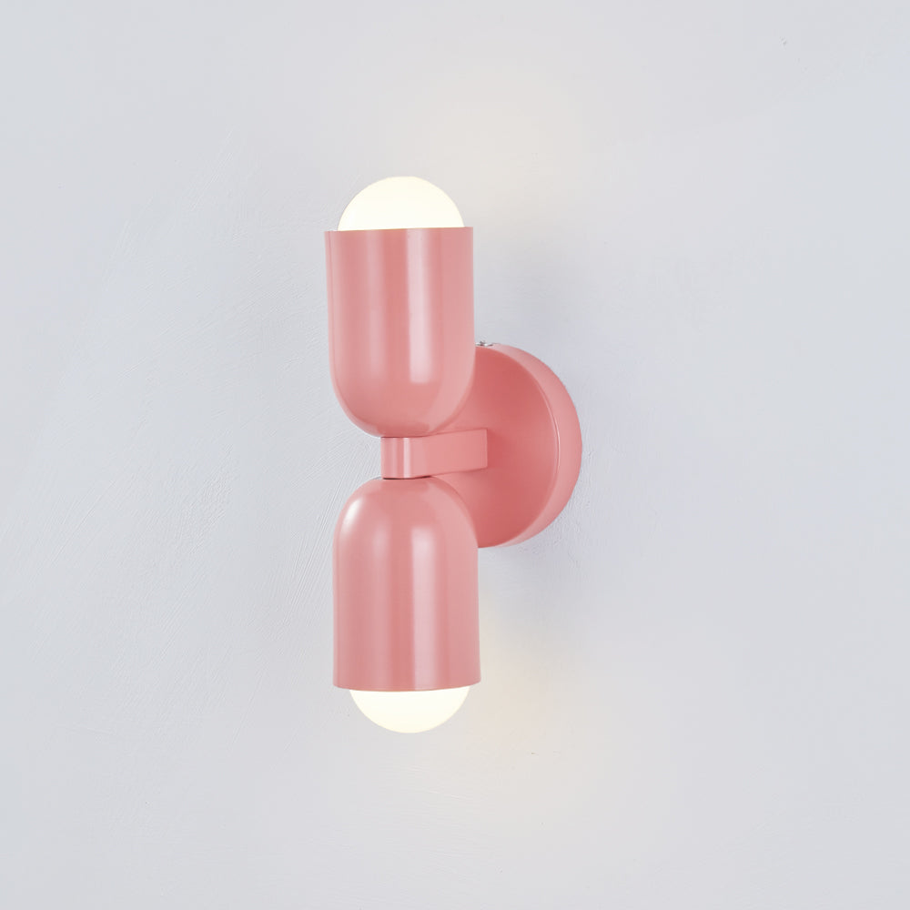 Valentina Moderno Doble Foco Cilíndrico Metal Aplique de Pared — imagen 24 | Aura Lighting