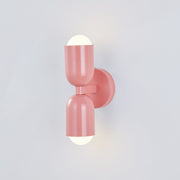 Valentina Moderno Doble Foco Cilíndrico Metal Aplique de Pared — imagen 24 | Aura Lighting