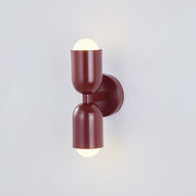 Valentina Moderno Doble Foco Cilíndrico Metal Aplique de Pared — imagen 25 | Aura Lighting
