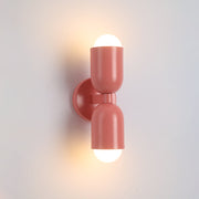 Valentina Moderno Doble Foco Cilíndrico Metal Aplique de Pared — imagen 2 | Aura Lighting