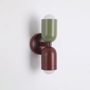 Valentina Moderno Doble Foco Cilíndrico Metal Aplique de Pared — imagen 30 | Aura Lighting