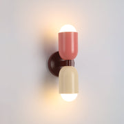 Valentina Moderno Doble Foco Cilíndrico Metal Aplique de Pared — imagen 3 | Aura Lighting