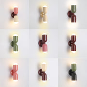Valentina Moderno Doble Foco Cilíndrico Metal Aplique de Pared — imagen 4 | Aura Lighting