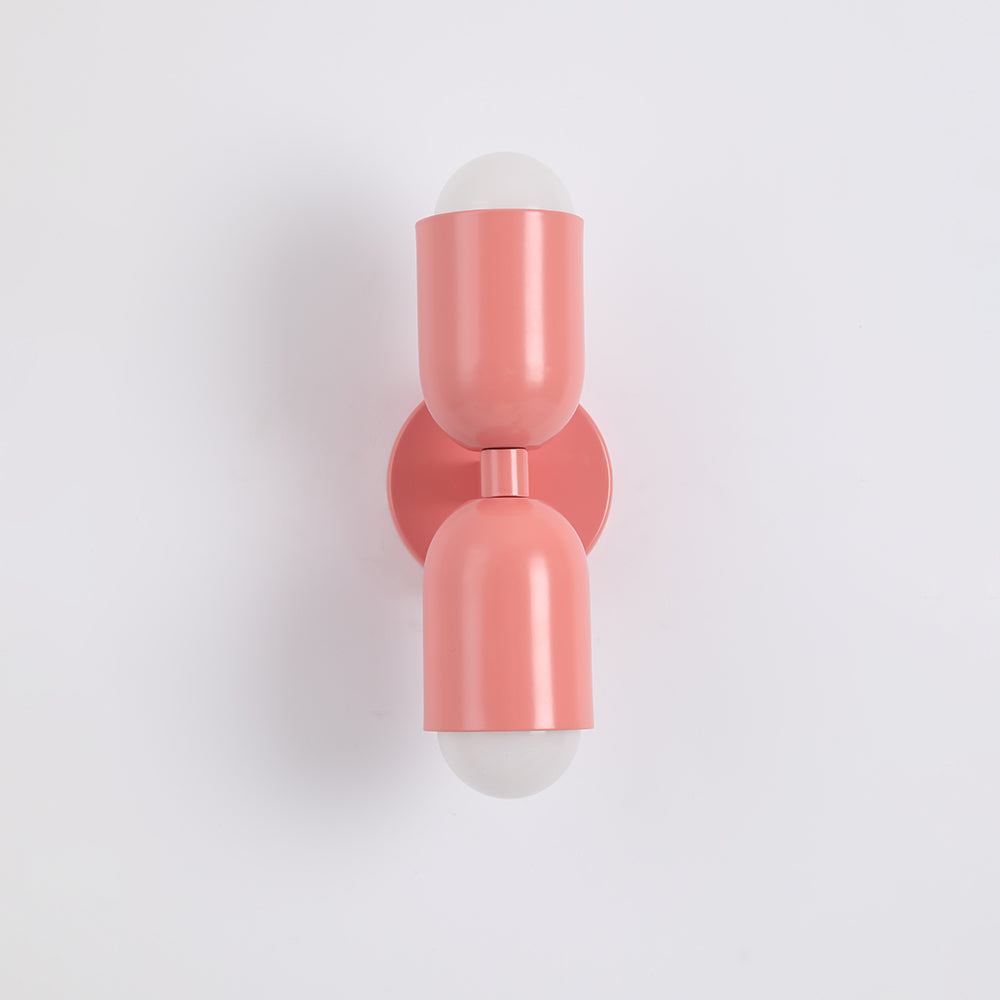 Valentina Moderno Doble Foco Cilíndrico Metal Aplique de Pared — imagen 7 | Aura Lighting