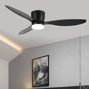 Ventilador de techo Brinor con acabado de veta de madera natural