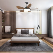 Ventilador de Techo con Luz de Madera Tirenor, Modelo B, Diámetro 132cm