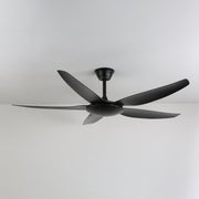 Detalle de la pantalla acrílica del Ventilador de Techo Onyxa con Luz