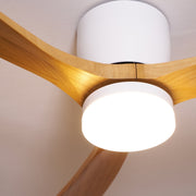 Ventilador de Techo Moderno de Madera Elena con Luz, una elegante pieza de decoración para el hogar