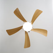 Ventilador de techo Sylven con luz y aspas en movimiento