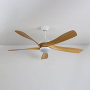 Ventilador de techo moderno Sylven con luz, vista completa