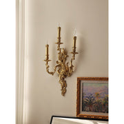 Veraee Vintage Nordic Art Metal Wall Light - Lamp Copper