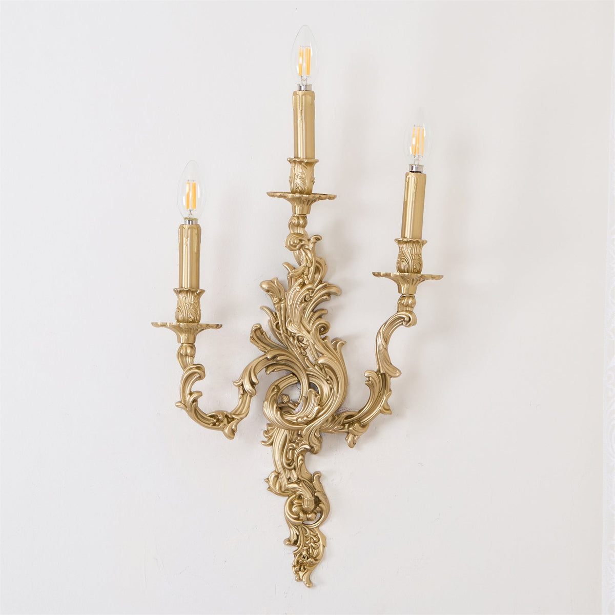Veraee Vintage Nordic Art Metal Wall Light - Lamp Copper