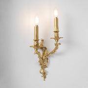 Veraee Vintage Nordic Art Metal Wall Light - Lamp Copper