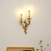 Veraee Vintage Nordic Art Metal Wall Light - Lamp Copper