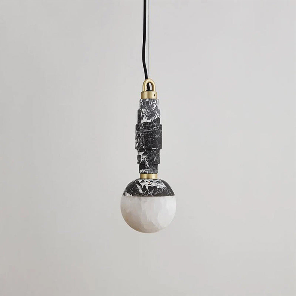 Vevinir Lámpara Colgante Alabastro Moderno Minimalista — imagen 3 | Aura Lighting