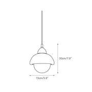 Vilaeisra Modern Minimalist Wooden Marble Pendant Lamp - Lamp Copper