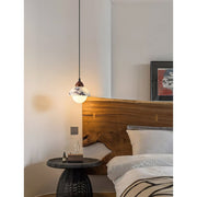 Vilaeisra Modern Minimalist Wooden Marble Pendant Lamp - Lamp Copper