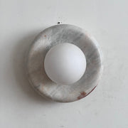 Vomire Premium Nordic Art Red Marble Sconce Wall Lamp - Lamp Copper