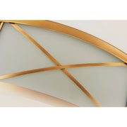Vovene Modern Minimalist Brass Glass Ceiling Light - Lamp Copper