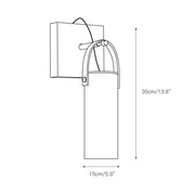 Zerinen Modern Minimalist Marble Glass Wall Lamp - Lamp Copper