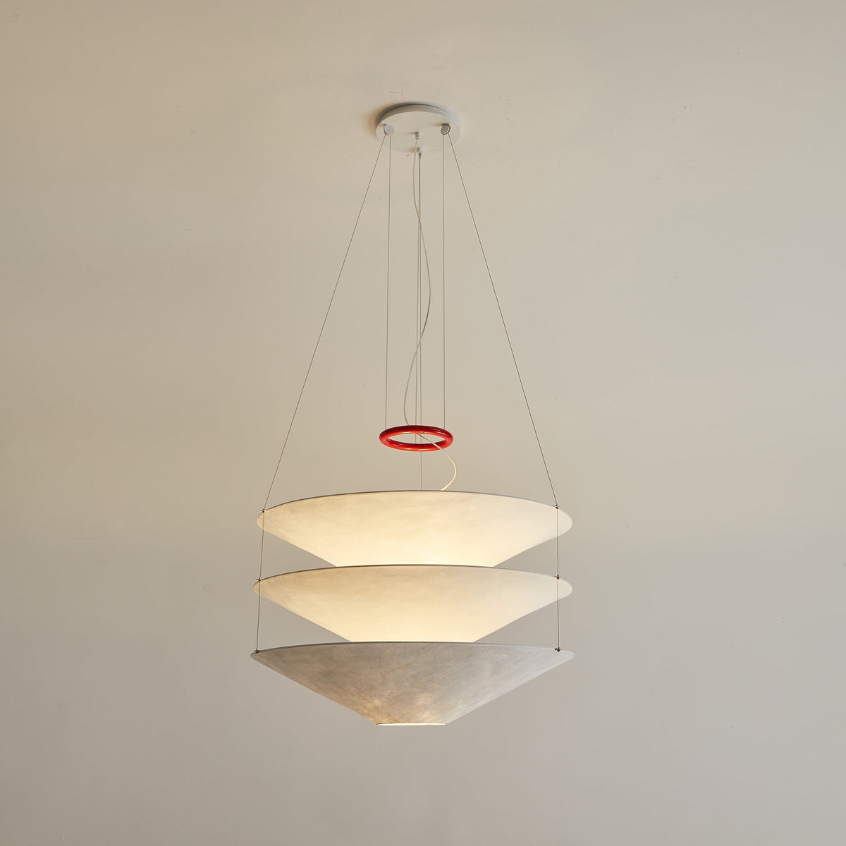 Zomarion Individual Creativity Paper Metal Pendant Light - Lamp Copper