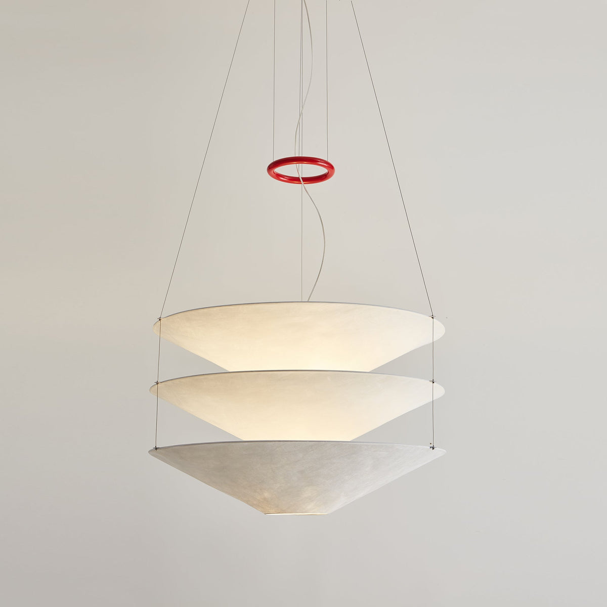 Zomarion Individual Creativity Paper Metal Pendant Light - Lamp Copper