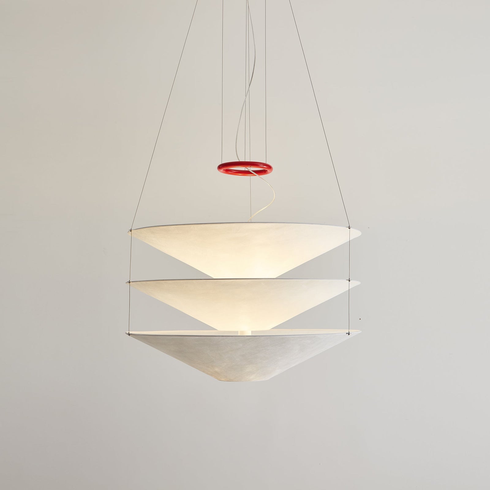 Zomarion Individual Creativity Paper Metal Pendant Light - Lamp Copper