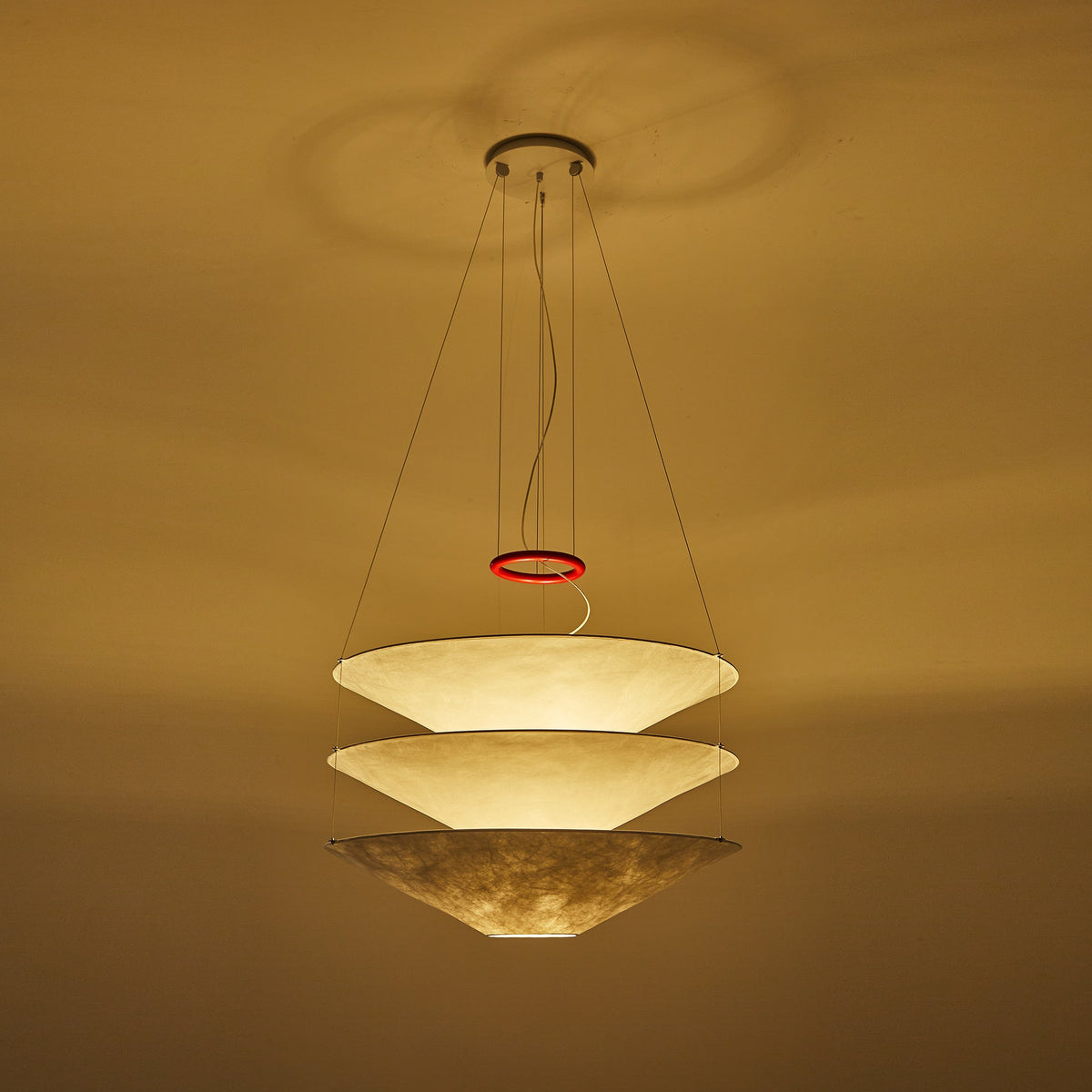 Zomarion Individual Creativity Paper Metal Pendant Light - Lamp Copper