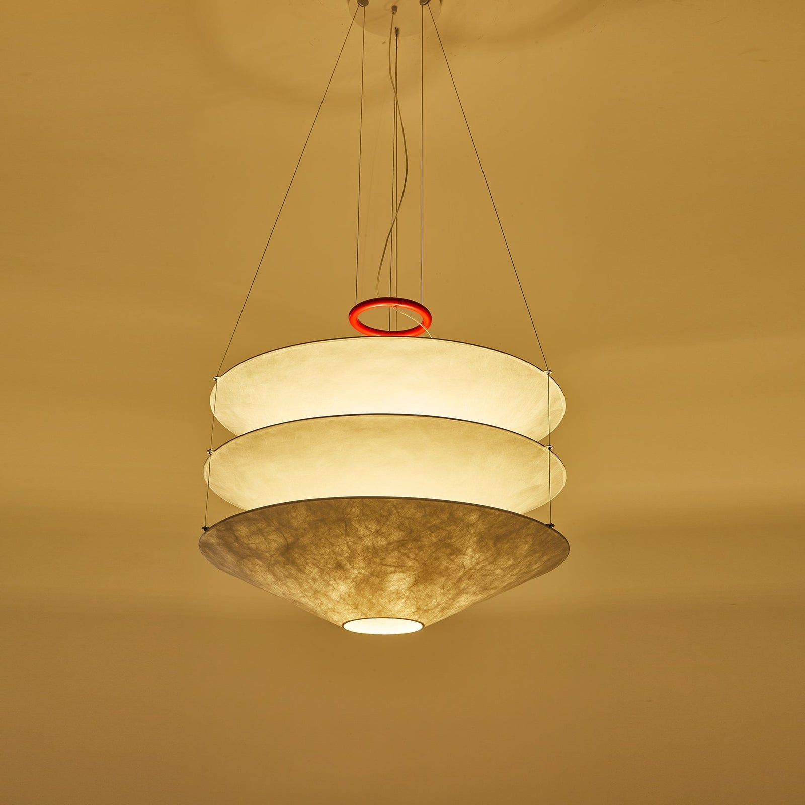Zomarion Individual Creativity Paper Metal Pendant Light - Lamp Copper