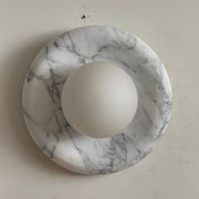 Zoraean Premium Elegance White Marble Sconce Wall Lamp - Lamp Copper