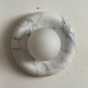 Zoraean Premium Elegance White Marble Sconce Wall Lamp - Lamp Copper