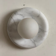 Zoraean Premium Elegance White Marble Sconce Wall Lamp - Lamp Copper