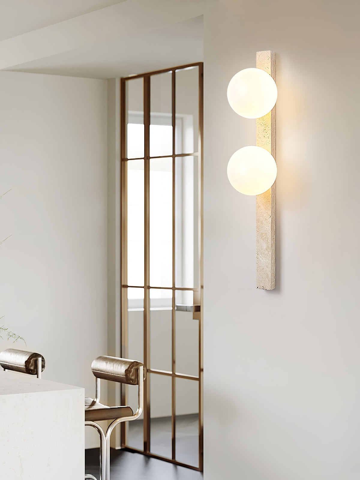Zoshaira Travertine Wall Light - Aura Lighting