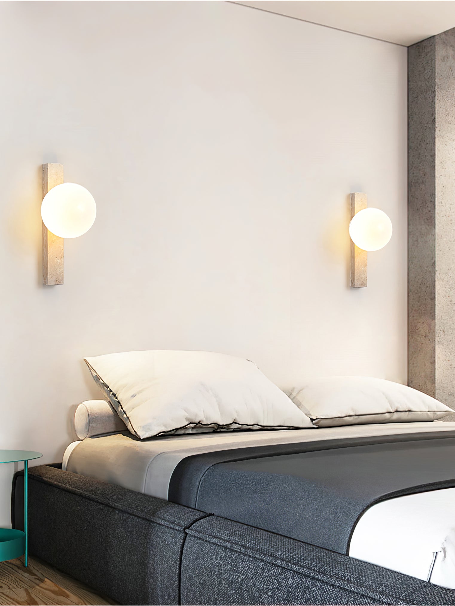 Zoshaira Travertine Wall Light - Aura Lighting
