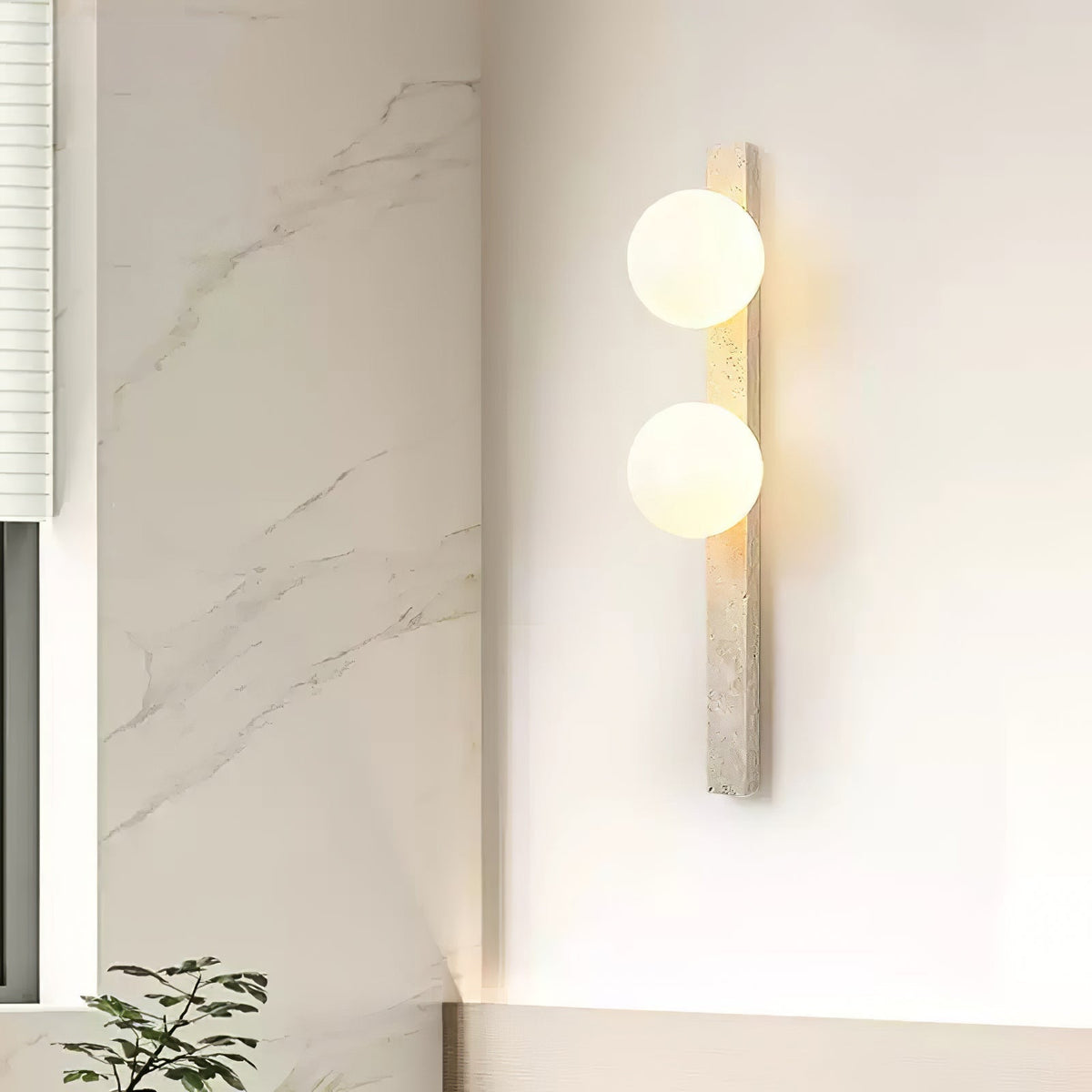 Zoshaira Travertine Wall Light - Aura Lighting