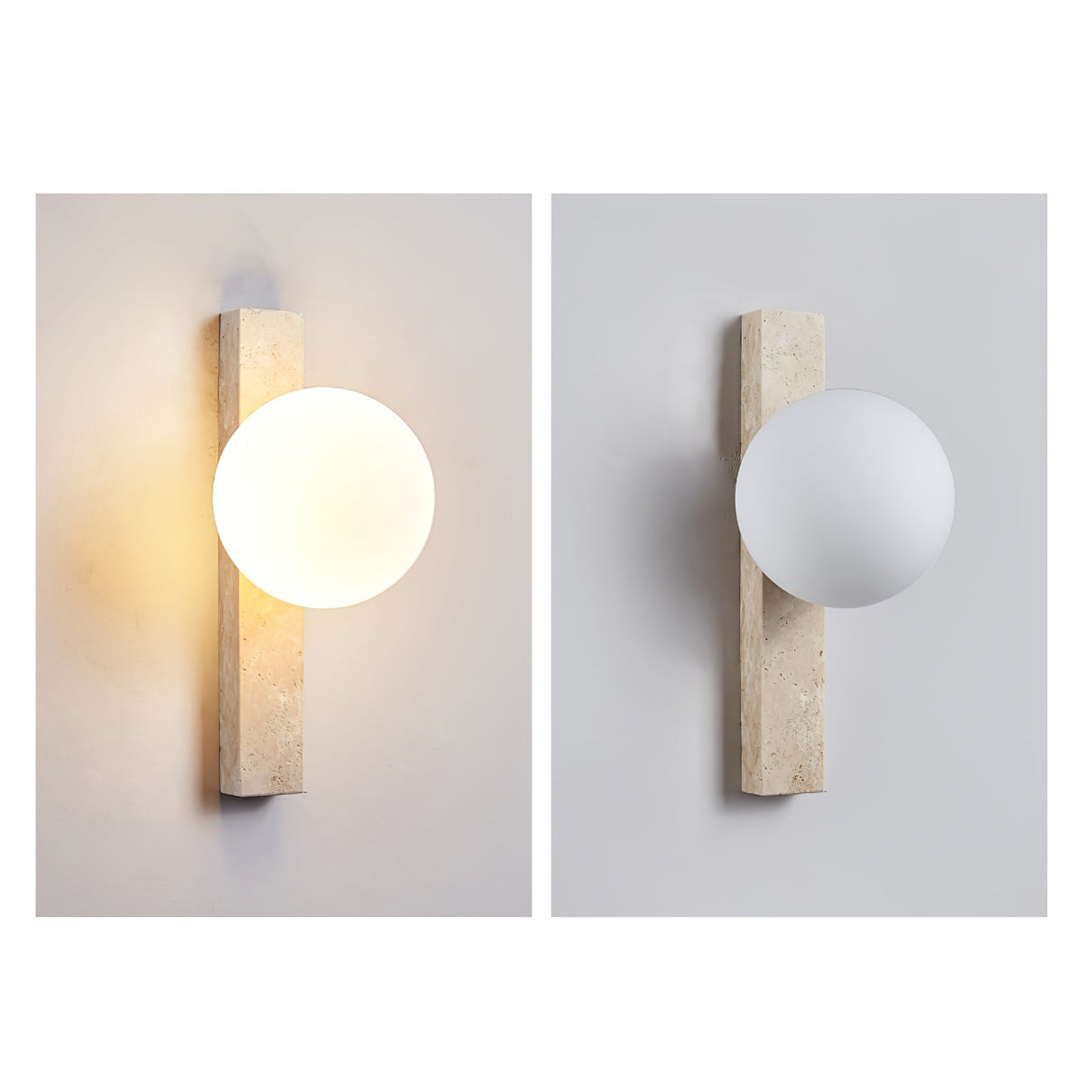 Zoshaira Travertine Wall Light - Aura Lighting