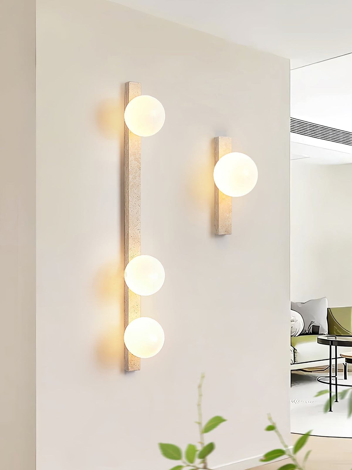 Zoshaira Travertine Wall Light - Aura Lighting