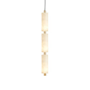 Zovarion Modern Minimalist Cluster Alabaster Pendant Light - Lamp Copper